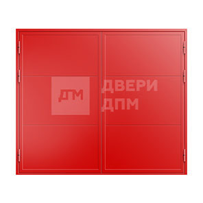 Противопожарные ворота 2-го типа на парковке ВПМ-58